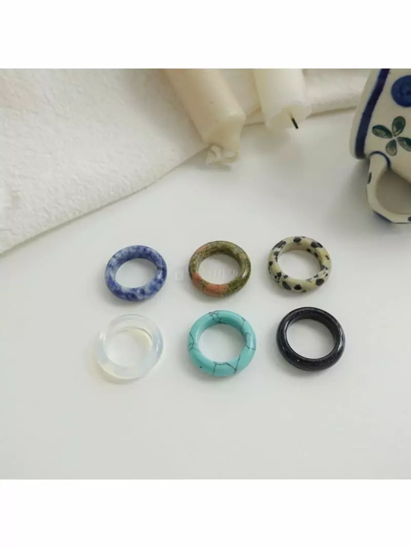 Noii - Korean Women Fashion - #momslook - R1290 Ring - 2