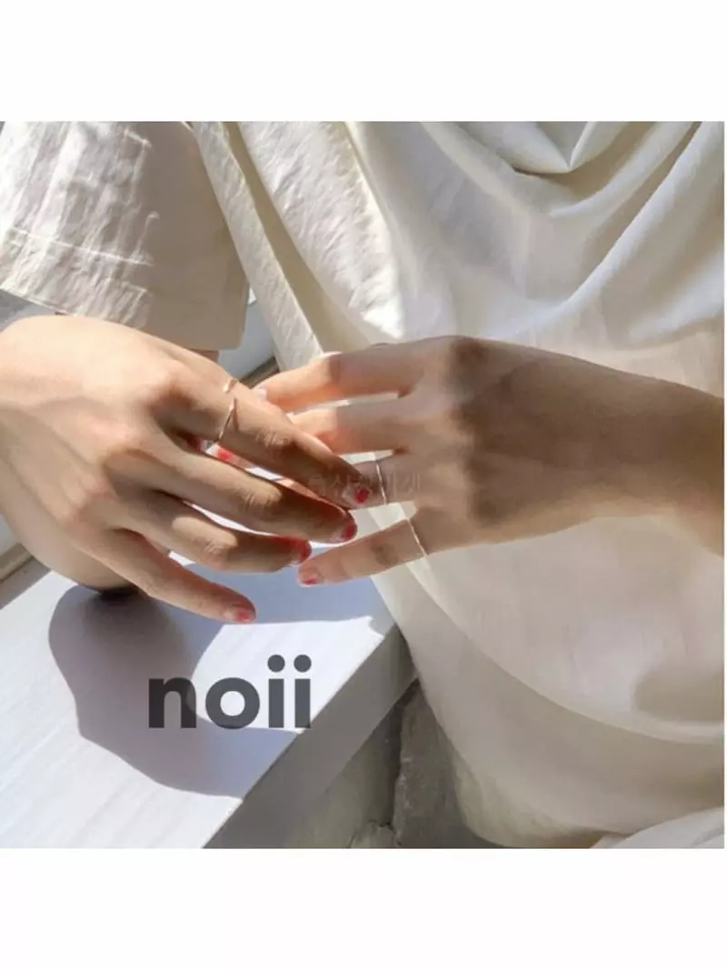 Noii - Korean Women Fashion - #momslook - R1107 Ring Set - 2