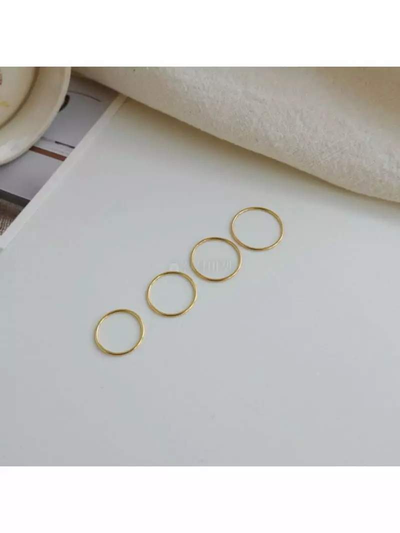 Noii - Korean Women Fashion - #momslook - R1107 Ring Set - 3