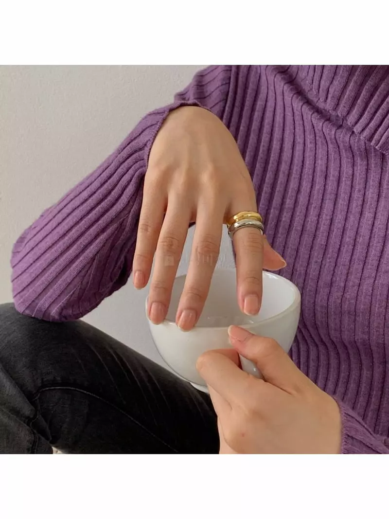 Noii - Korean Women Fashion - #momslook - R1090 Ring - 2