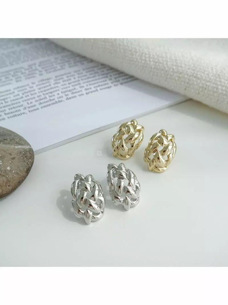 Noii - Korean Women Fashion - #momslook - E1810 Earring - 2