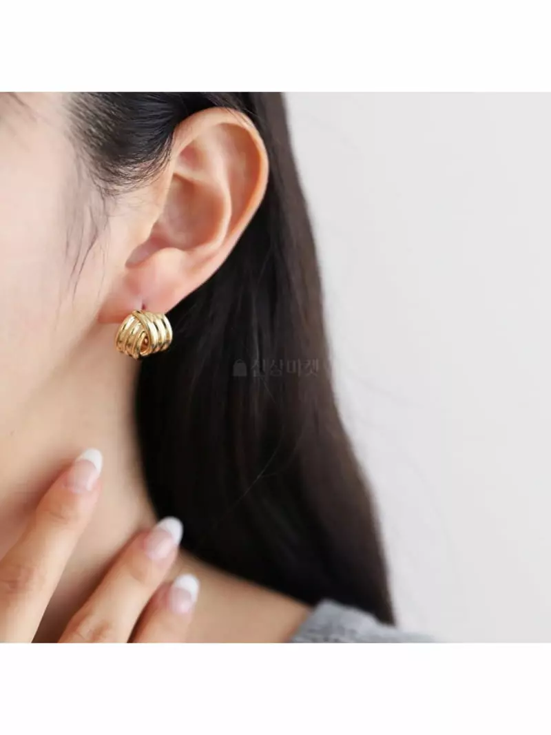 Noii - Korean Women Fashion - #momslook - E1807 Earring