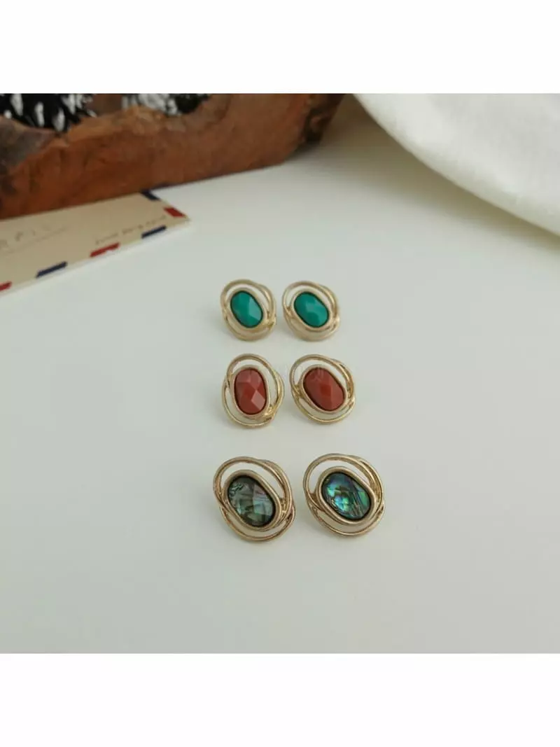 Noii - Korean Women Fashion - #momslook - E1797 Earring - 6
