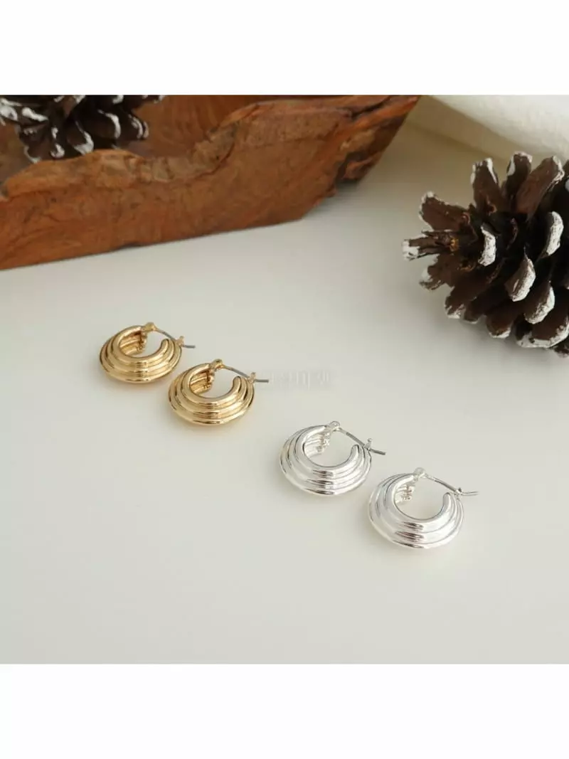 Noii - Korean Women Fashion - #momslook - E1796 Earring - 5