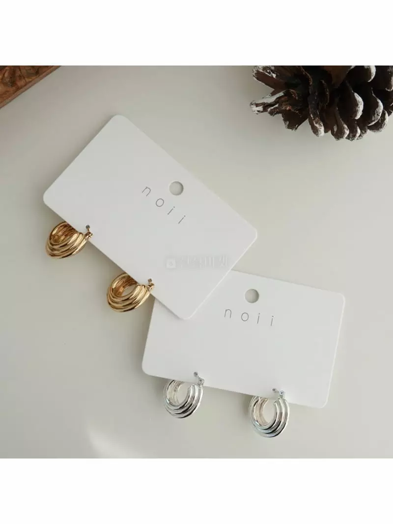Noii - Korean Women Fashion - #momslook - E1796 Earring - 7