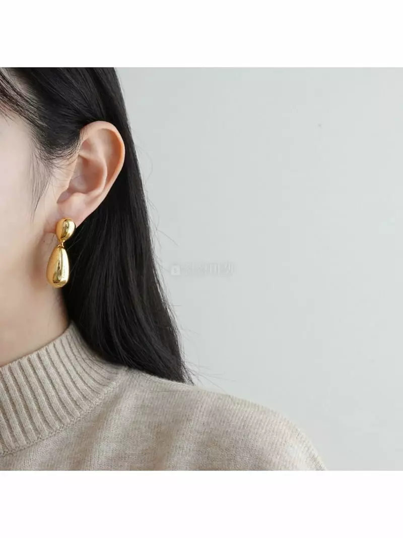Noii - Korean Women Fashion - #momslook - E1791 Earring - 2