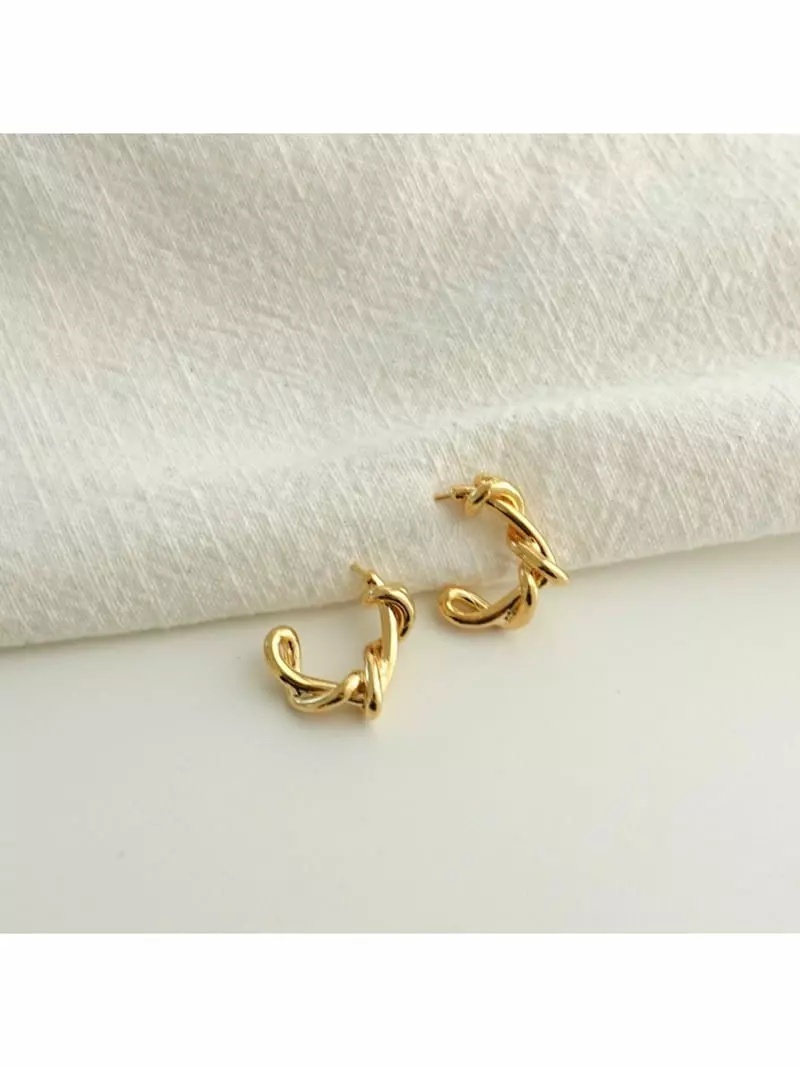 Noii - Korean Women Fashion - #momslook - E1788 Earring - 3