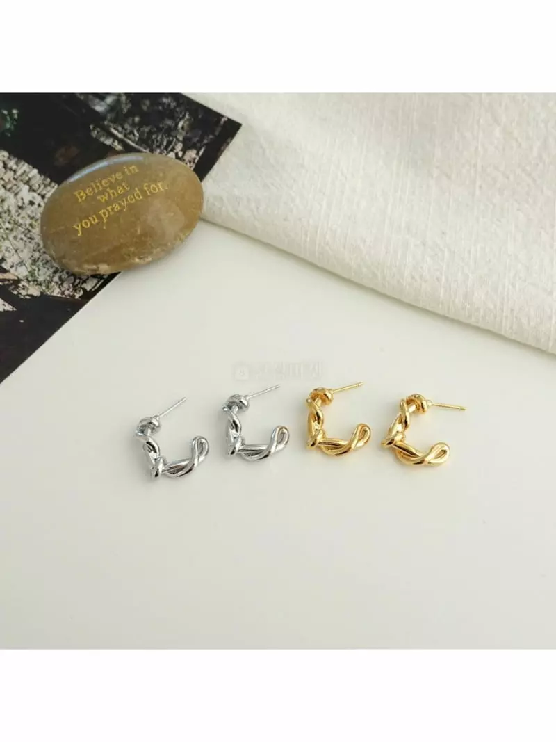 Noii - Korean Women Fashion - #momslook - E1788 Earring - 5