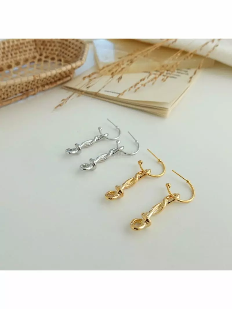 Noii - Korean Women Fashion - #momslook - E1787 Earring - 6