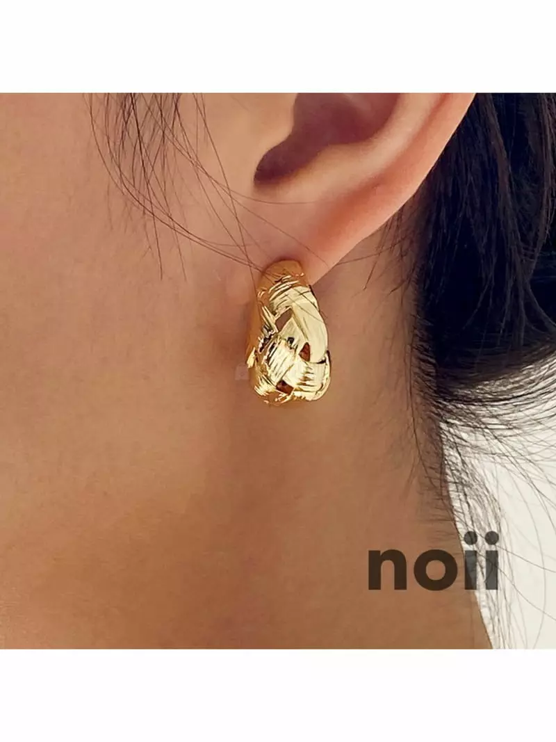 Noii - Korean Women Fashion - #momslook - E1363 Earring