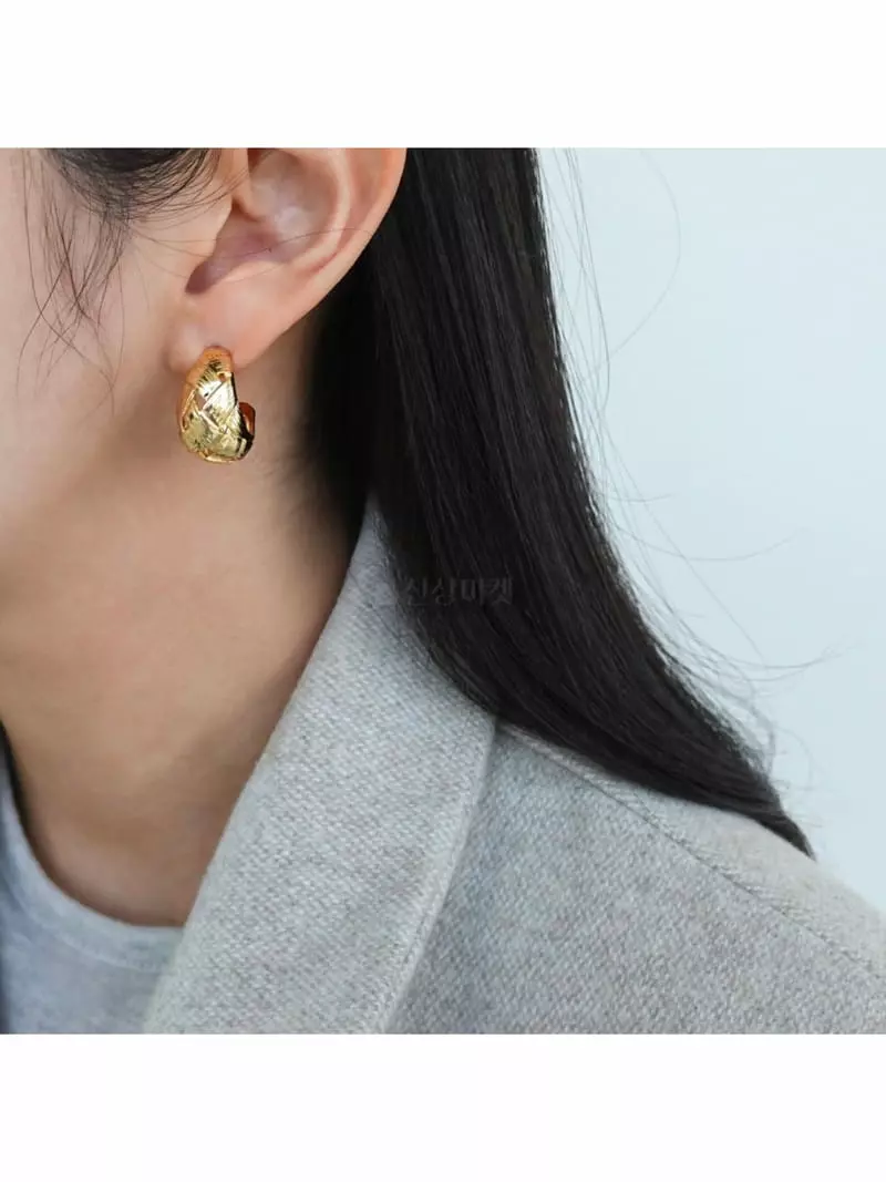 Noii - Korean Women Fashion - #momslook - E1363 Earring - 3
