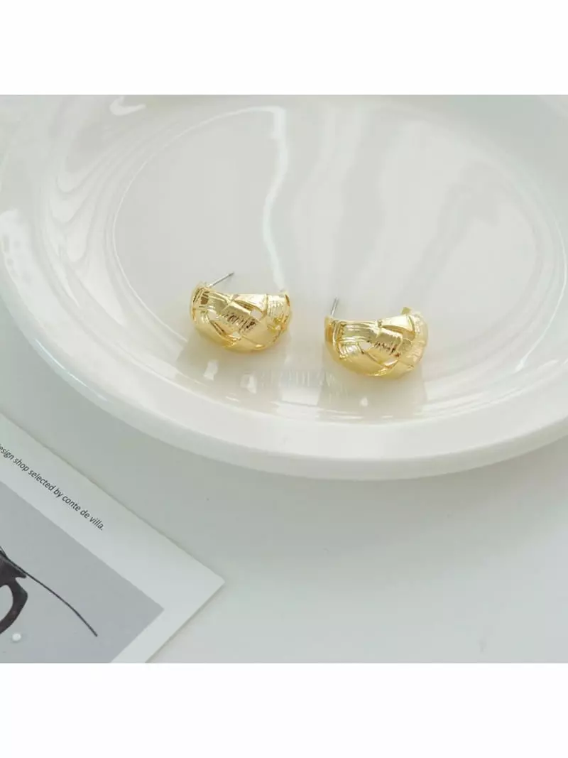 Noii - Korean Women Fashion - #momslook - E1363 Earring - 5