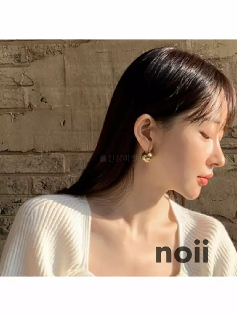 Noii - Korean Women Fashion - #momslook - E0262 Earring - 3