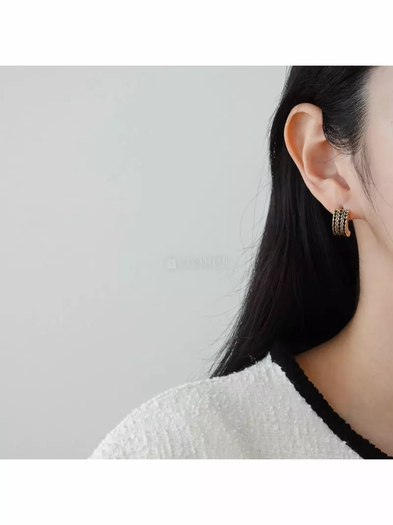 Noii - Korean Women Fashion - #restrostyle - E1802 Earring - 2