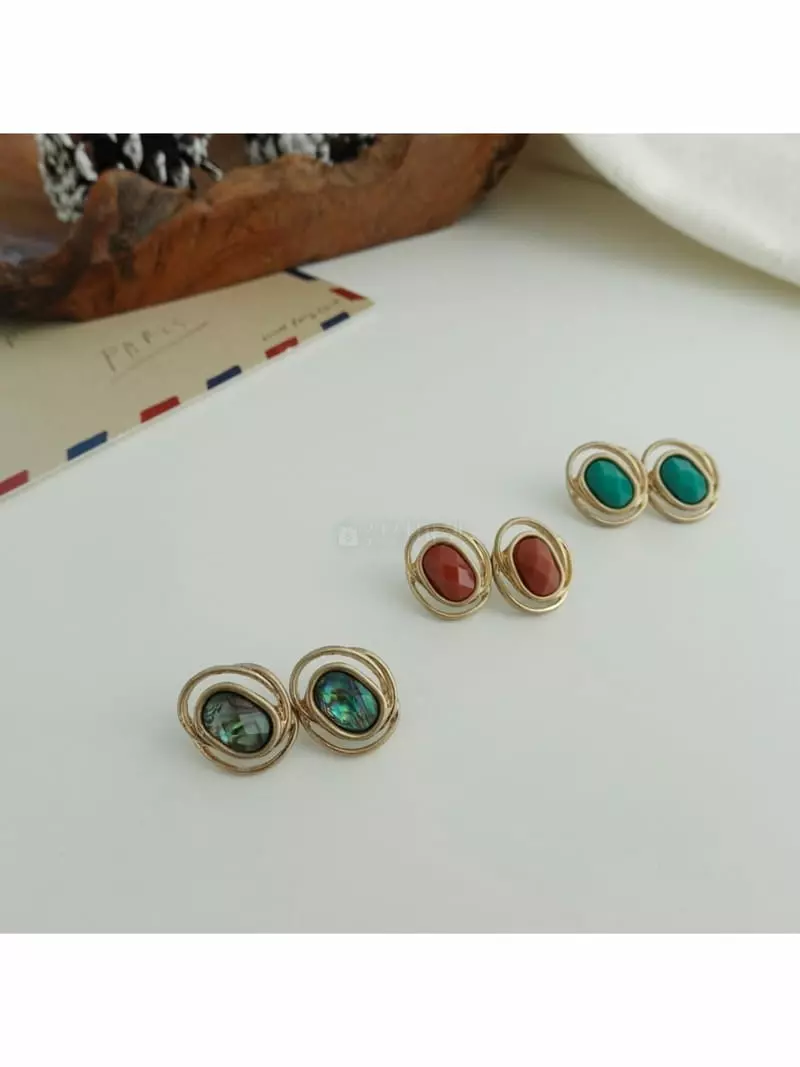 Noii - Korean Women Fashion - #restrostyle - E1797 Earring