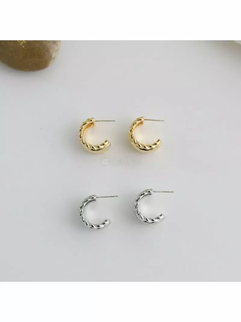 Noii - Korean Women Fashion - #romanticstyle - E1805 Earring - 5