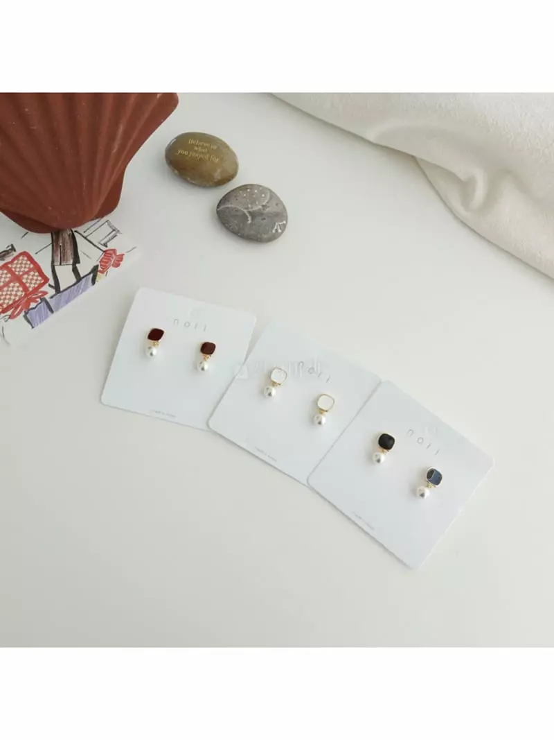 Noii - Korean Women Fashion - #vintageinspired - E1785 Earring - 7