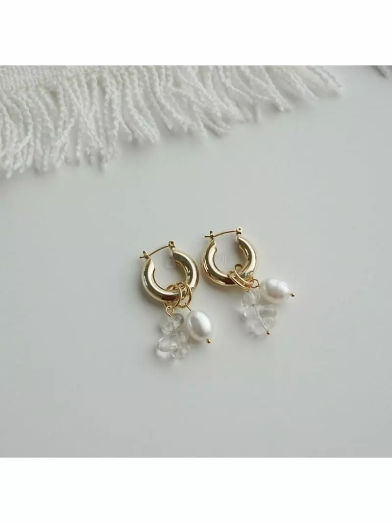 Noii - Korean Women Fashion - #vintagekidsstyle - E1778 Earring - 2