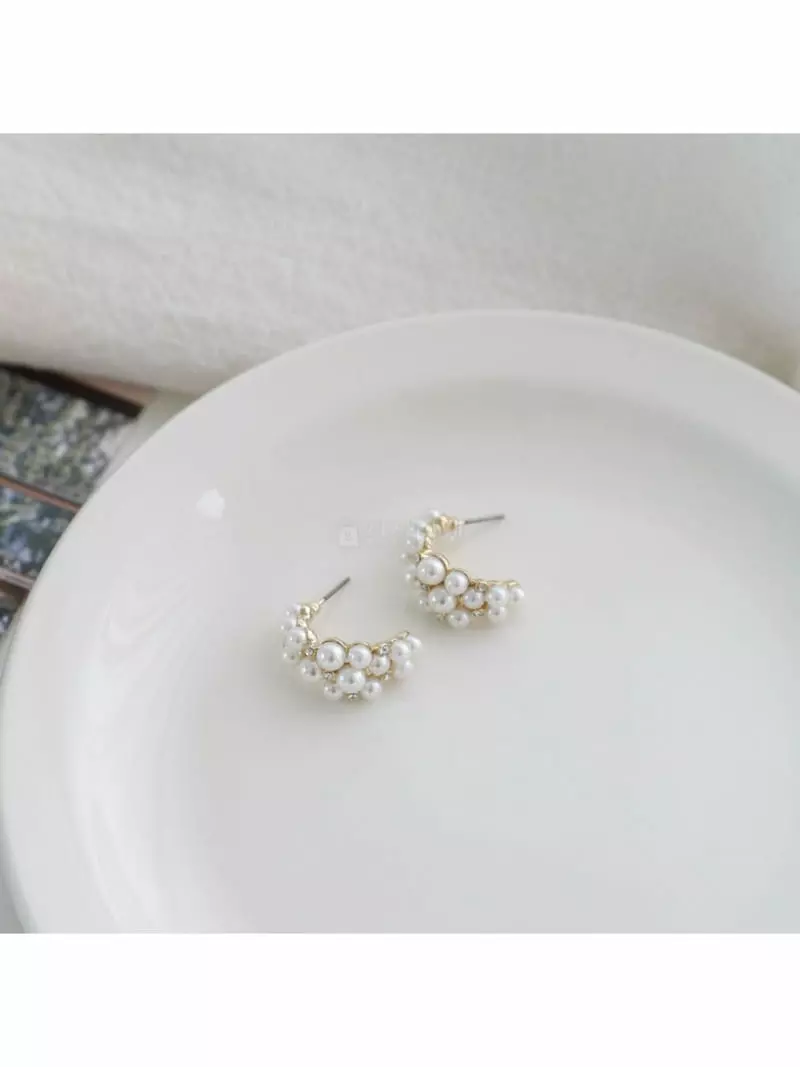 Noii - Korean Women Fashion - #momslook - E1761 Earring - 4