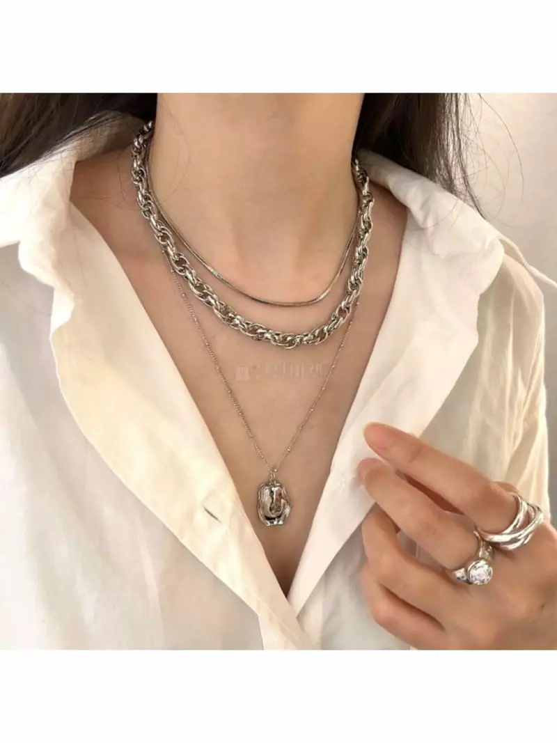Noii - Korean Women Fashion - #womensfashion - N1113 Necklace Set