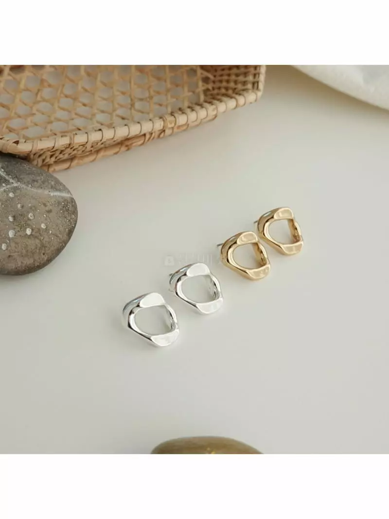 Noii - Korean Women Fashion - #momslook - E1793 Earring - 4