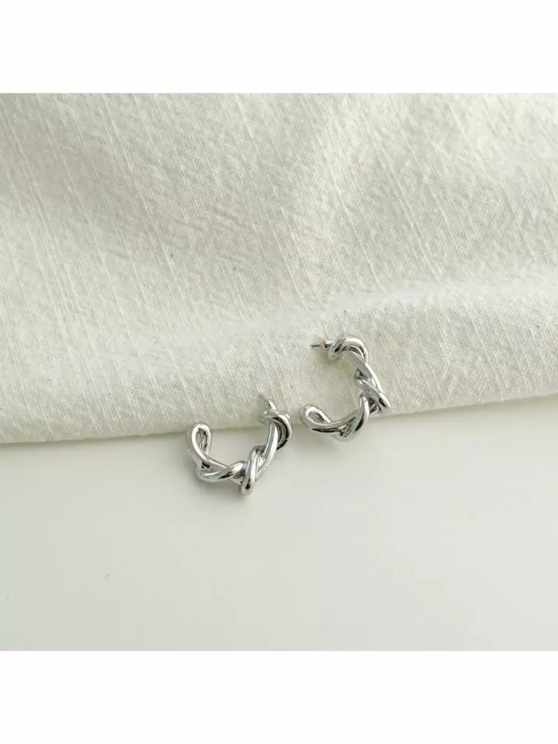 Noii - Korean Women Fashion - #momslook - E1788 Earring - 4