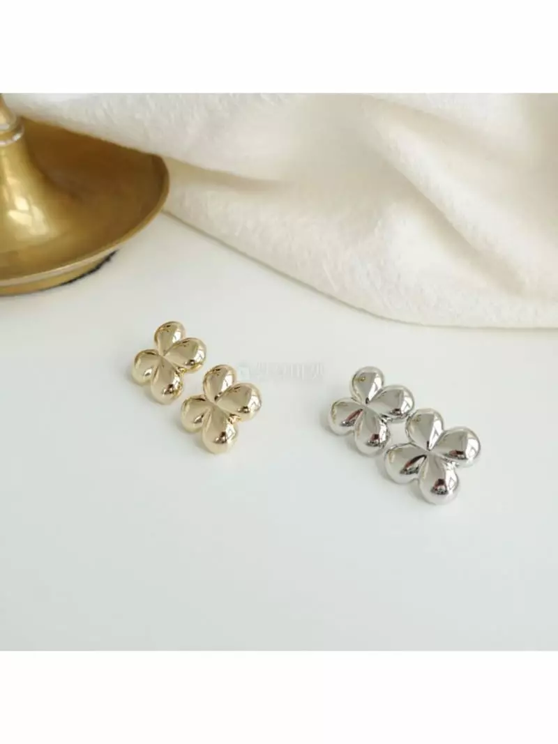 Noii - Korean Women Fashion - #momslook - E1589 Earring - 4
