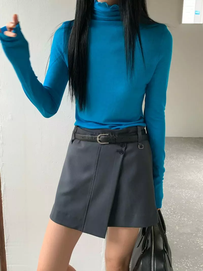 Normal - Korean Women Fashion - #momslook - Vivi Turtleneck Tee - 3