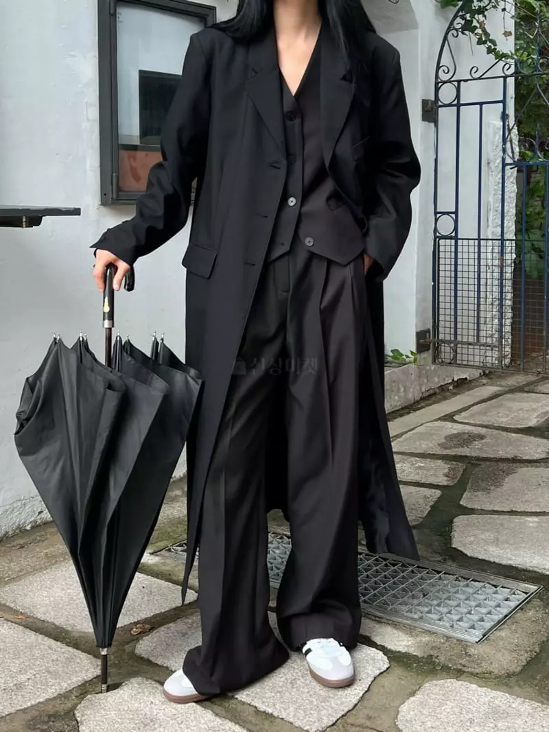 Normal - Korean Women Fashion - #momslook - Bay Long Jackett - 2
