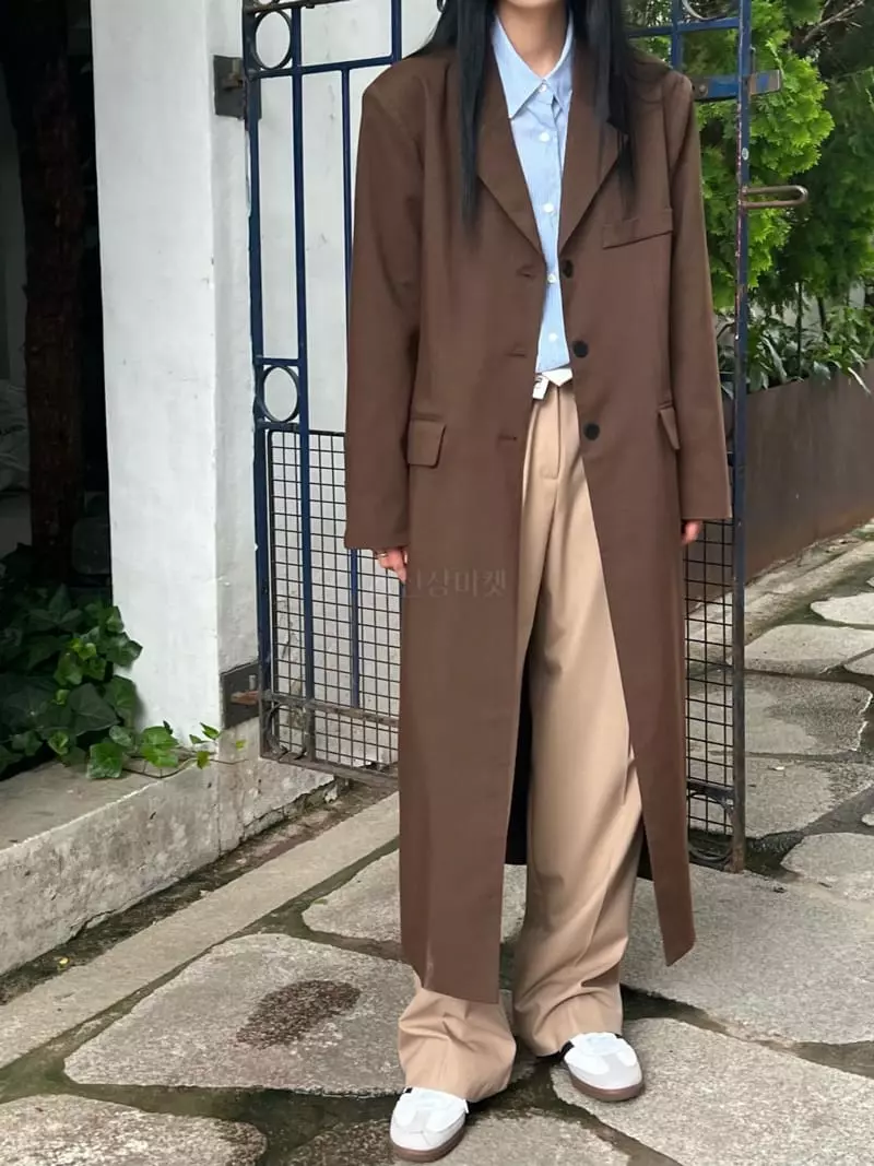 Normal - Korean Women Fashion - #womensfashion - Bay Long Jackett - 4