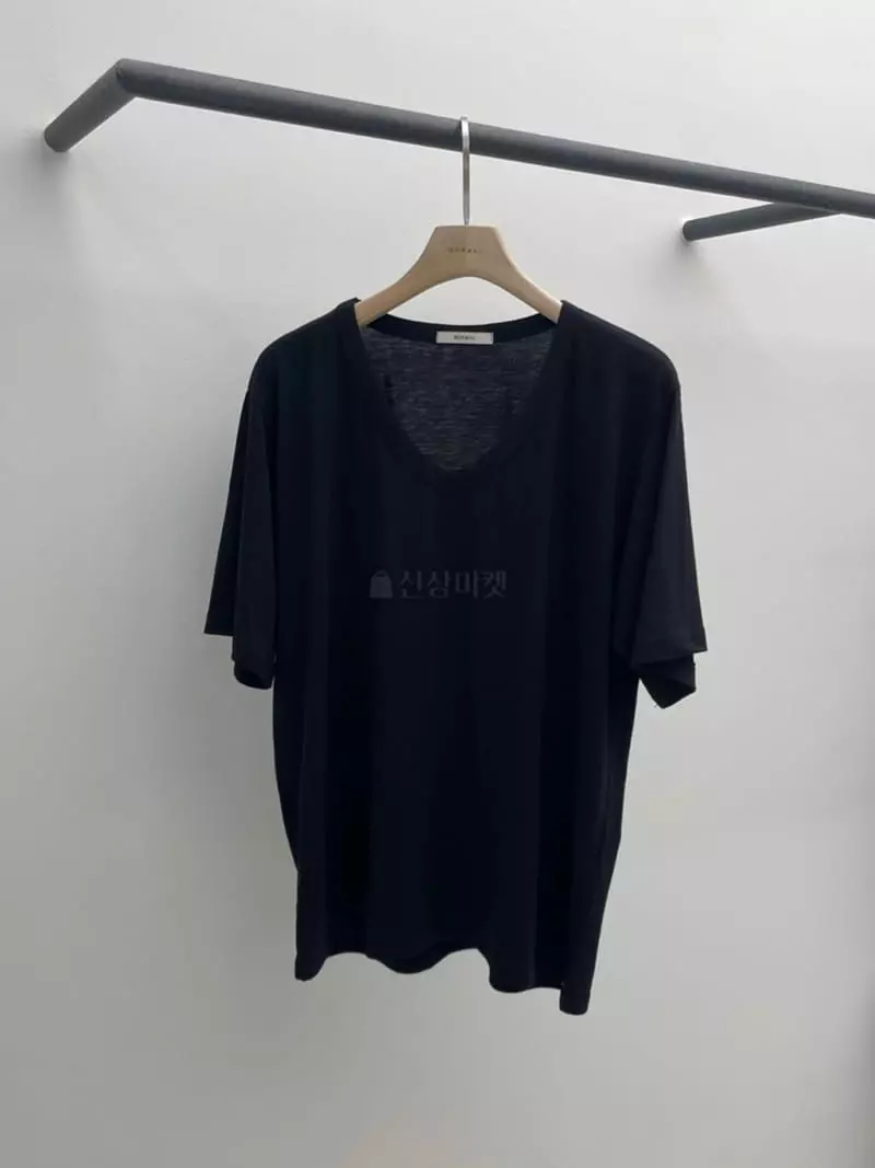Normal - Korean Women Fashion - #momslook - Modern U Neck Tee - 6