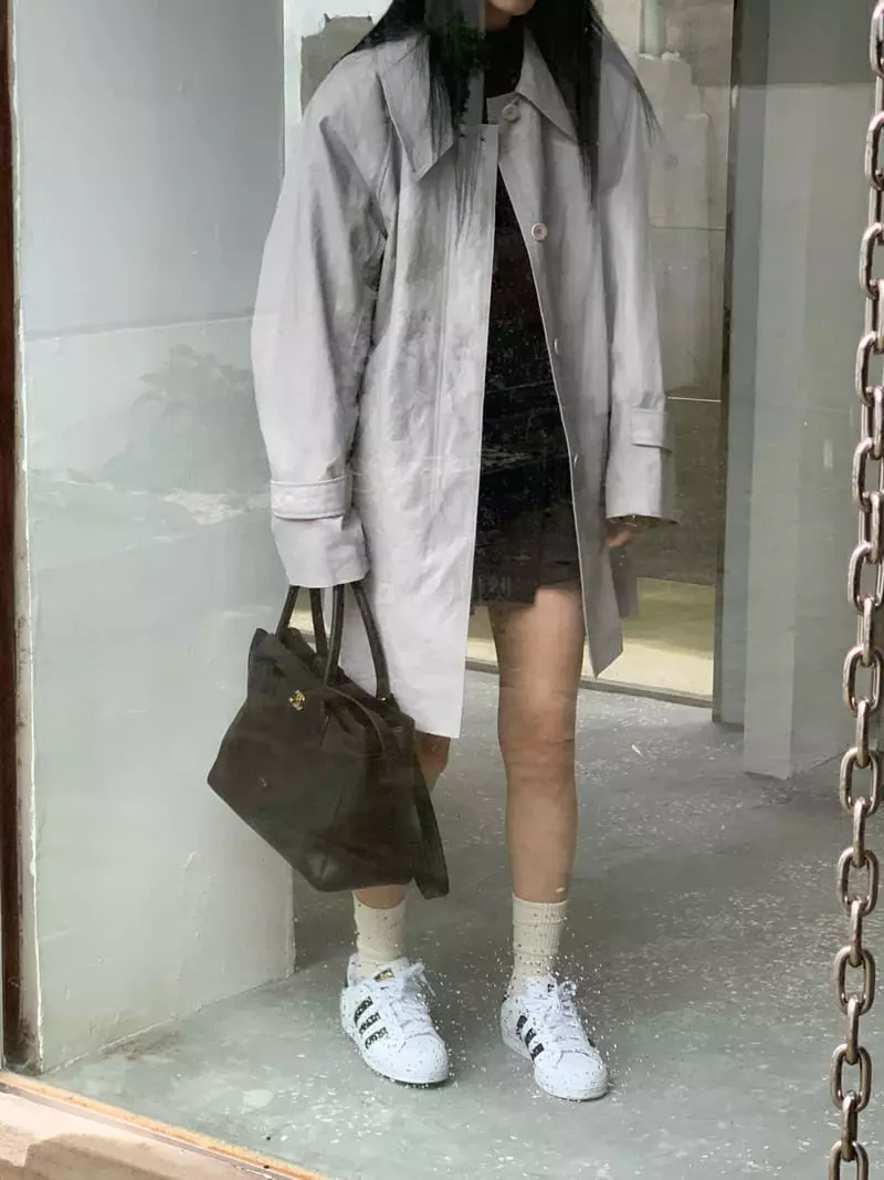 Normal - Korean Women Fashion - #restrostyle - Leather Half Jacket - 5