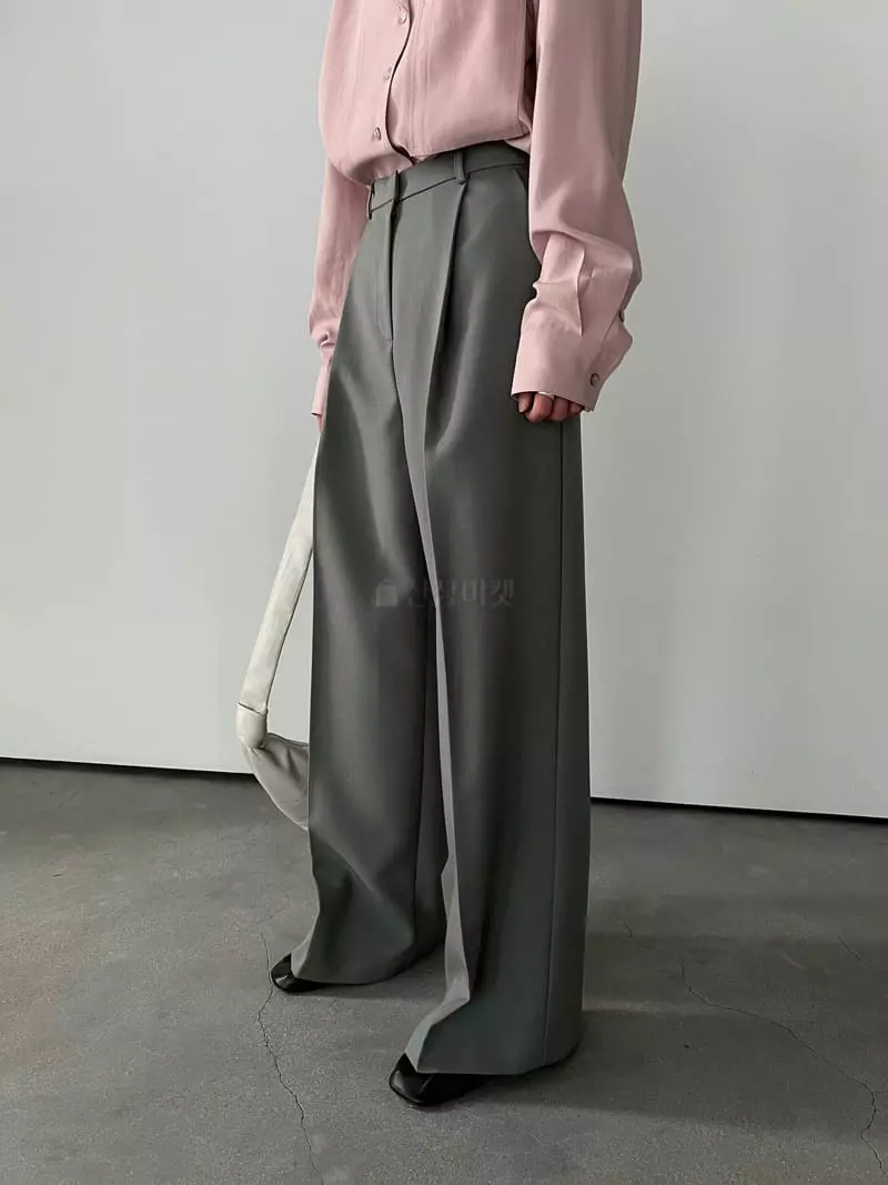 Normal - Korean Women Fashion - #restrostyle - Twin Pants