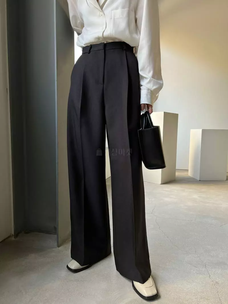 Normal - Korean Women Fashion - #romanticstyle - Twin Pants - 2