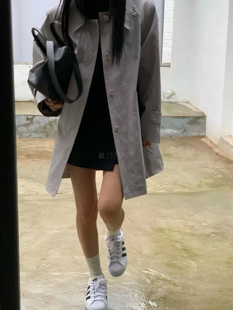 Normal - Korean Women Fashion - #womensfashion - Leather Half Jacket