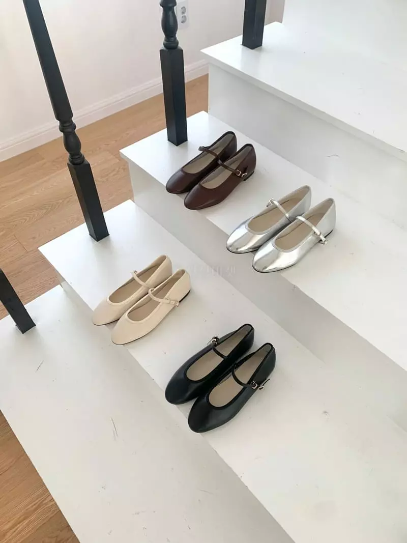 Nouvel - Korean Women Fashion - #momslook - 7204 Flats - 3