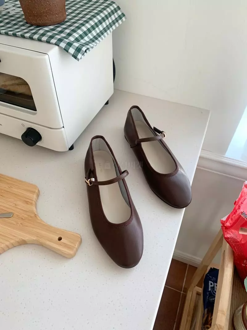 Nouvel - Korean Women Fashion - #momslook - 7204 Flats - 5