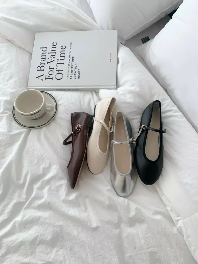 Nouvel - Korean Women Fashion - #momslook - 7204 Flats - 7