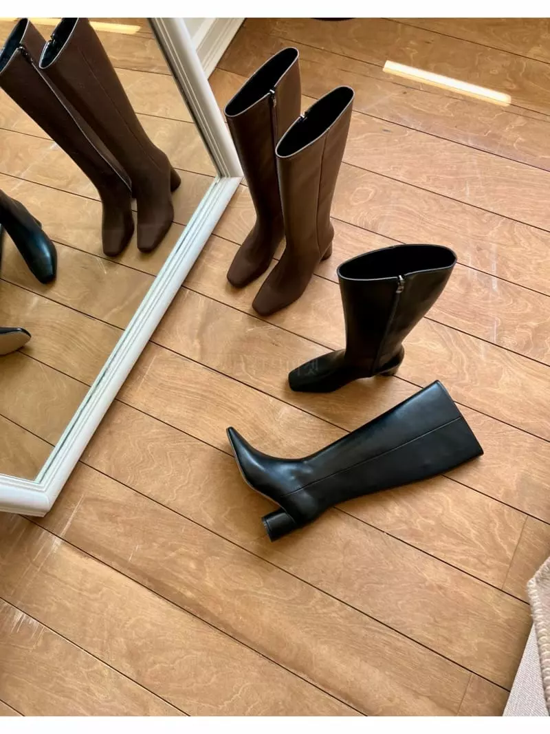 Nouvel - Korean Women Fashion - #restrostyle - 7316 Boots - 7