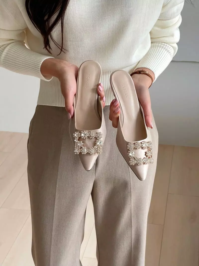 Nouvel - Korean Women Fashion - #restrostyle - 3236 Slipper - 3