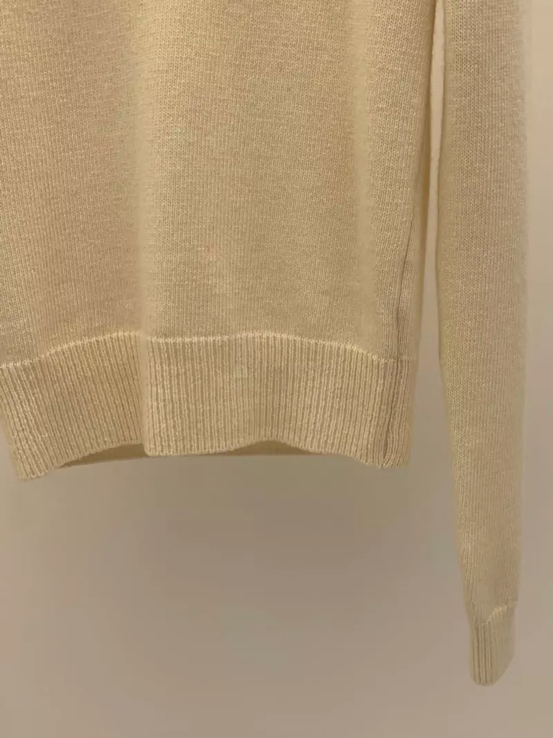 Nutplan - Korean Women Fashion - #momslook - V cash Knit Tee - 3