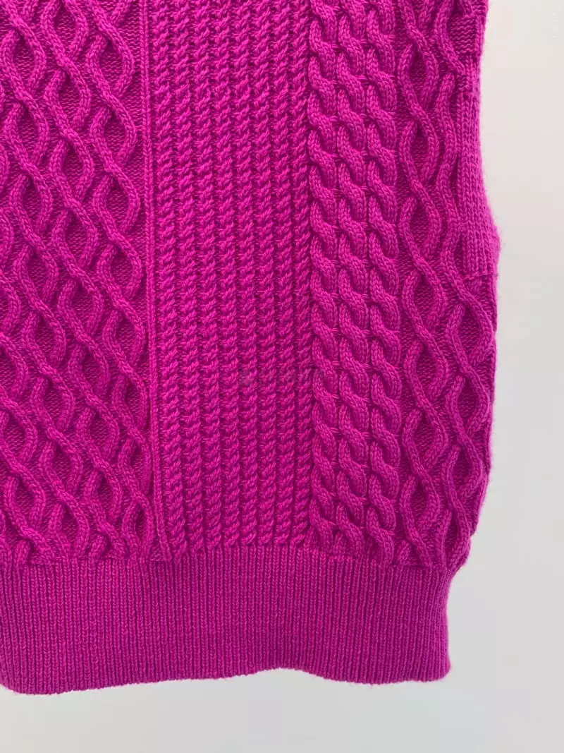 Nutplan - Korean Women Fashion - #shopsmall - Cable Vest - 4