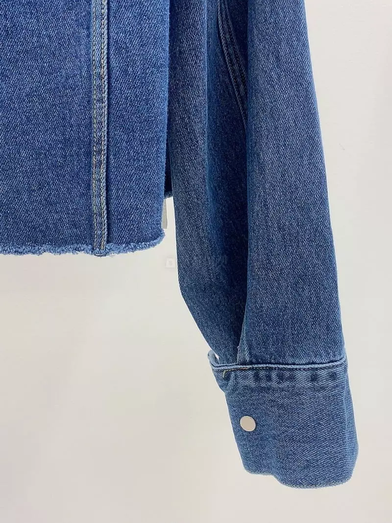 Nutplan - Korean Women Fashion - #womensfashion - Miu Denim Jacket - 5