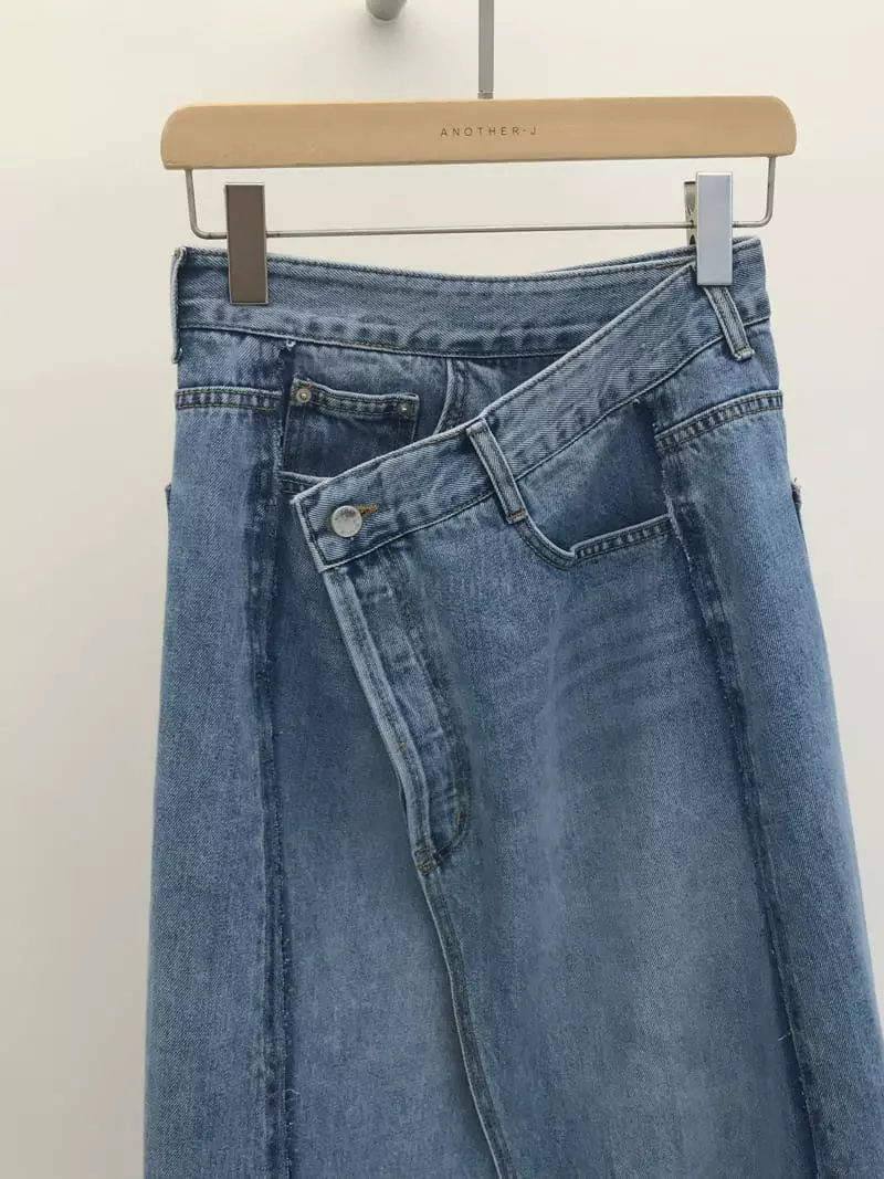 Nutplan - Korean Women Fashion - #womensfashion - Levis Slit Skirt
