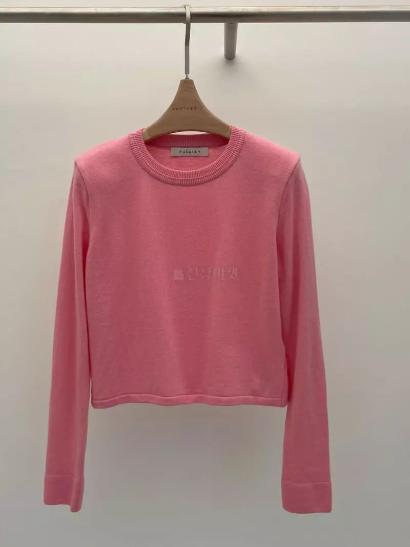 Nutplan - Korean Women Fashion - #womensfashion - Round Cash Pad Tee - 2