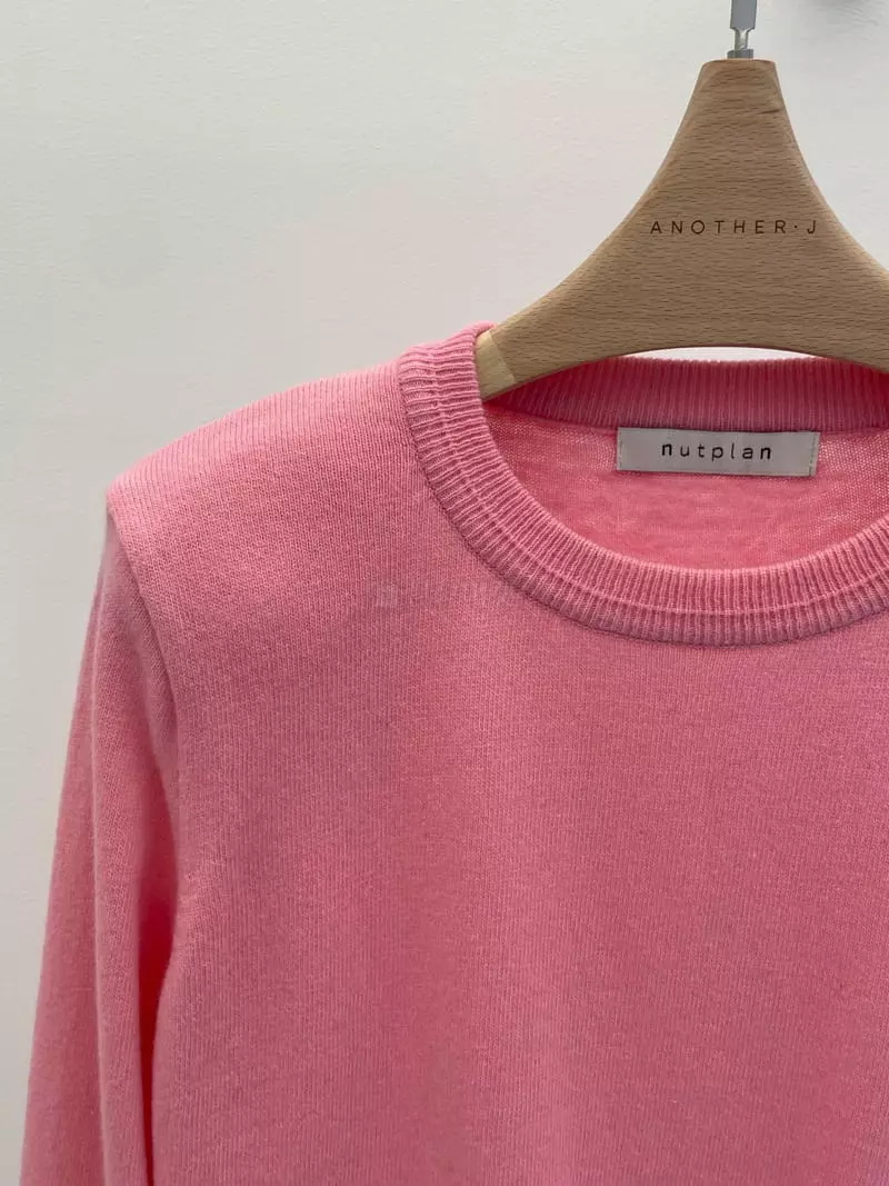 Nutplan - Korean Women Fashion - #womensfashion - Round Cash Pad Tee - 6