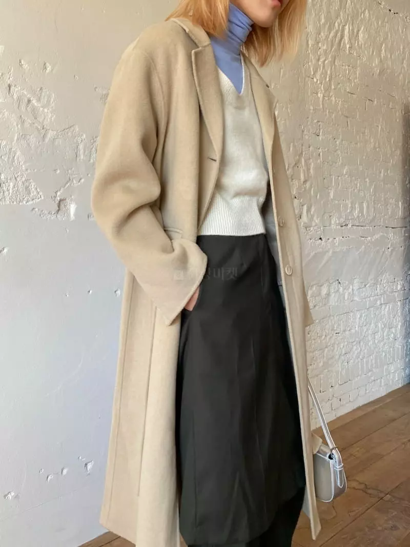 Nyunyu-Seoul - Korean Women Fashion - #momslook - Three Button Coat - 10