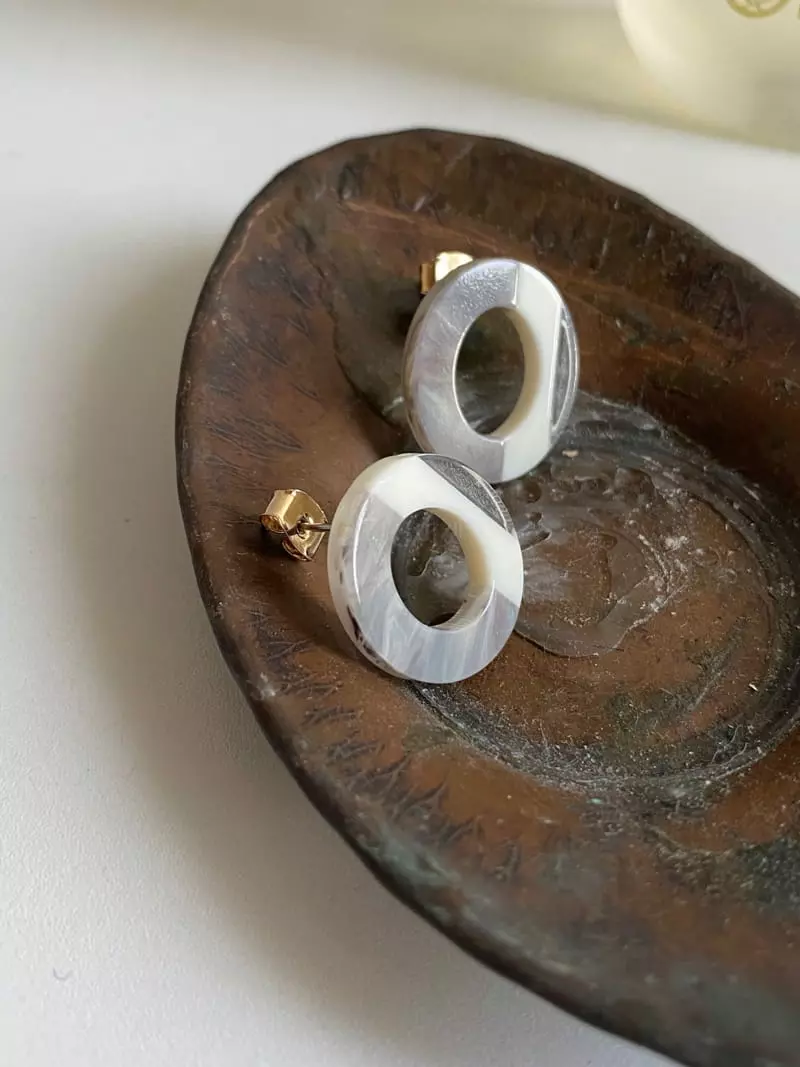 Nyunyu-Seoul - Korean Women Fashion - #momslook - Mim Circle Earring - 3
