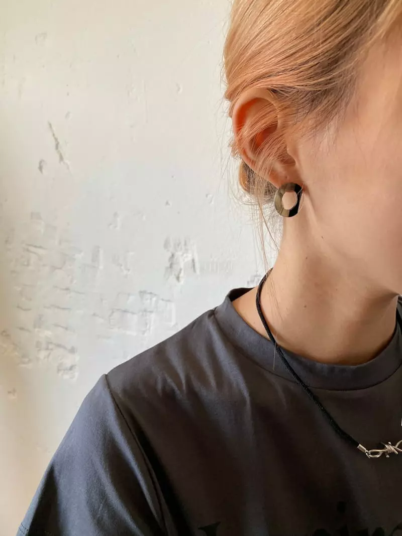 Nyunyu-Seoul - Korean Women Fashion - #momslook - Mim Circle Earring - 5