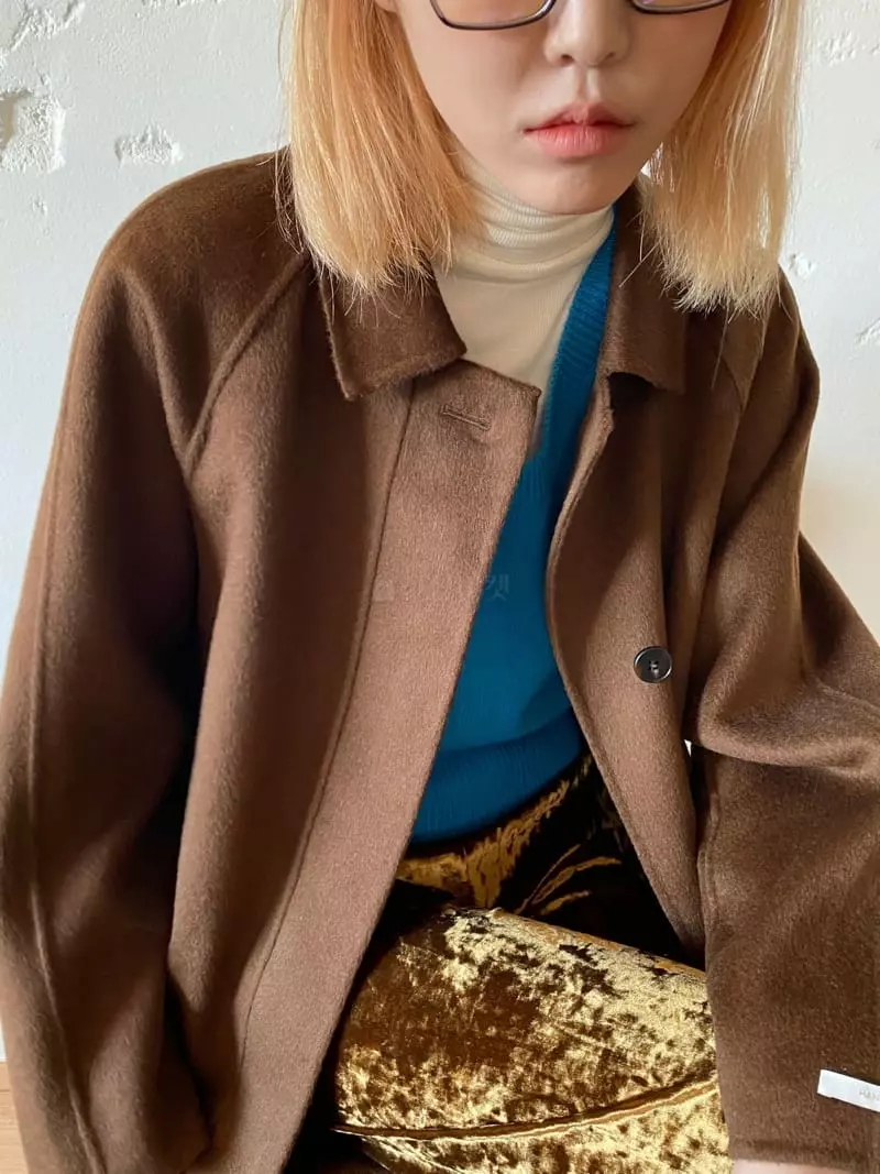 Nyunyu-Seoul - Korean Women Fashion - #momslook - Line Single Coat - 10